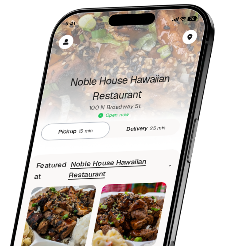 Noble House Hawaiian Restaurant app preview
