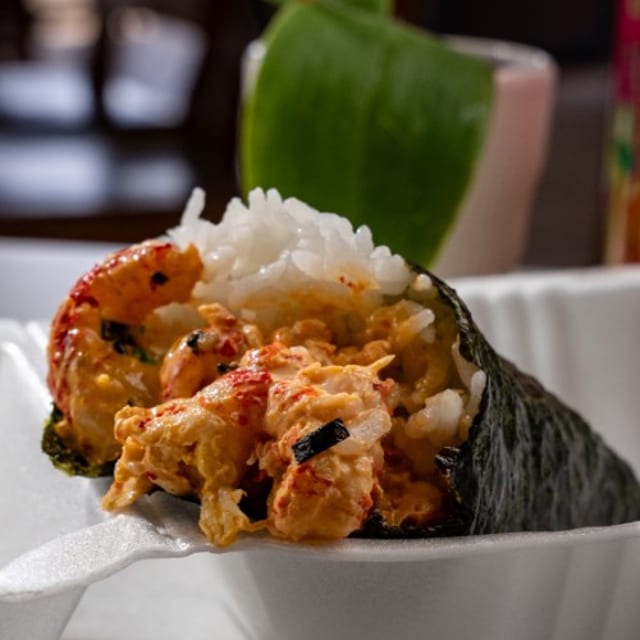 Lobster Hand Roll.