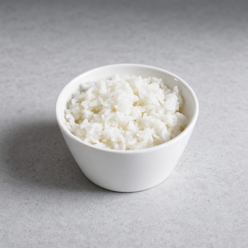 Steamed Rice.