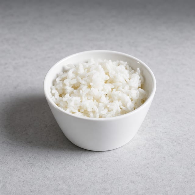 Steamed Rice.