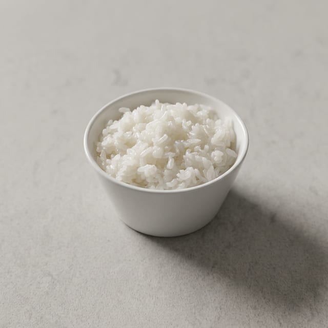 Steamed Rice.